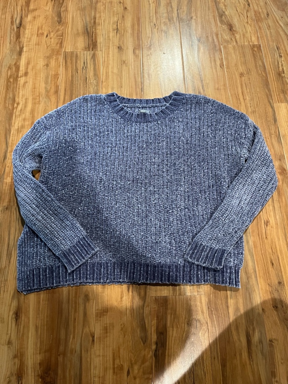 aerie Medium Periwinkle Blue Soft Crewneck Sweater
